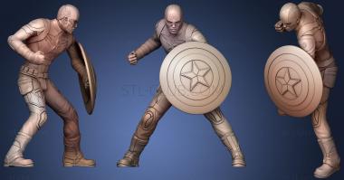 3D model Captain America (STL)